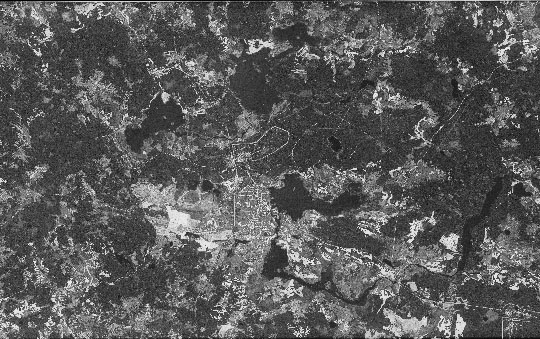 Спутниковый снимок - Торопец и окрестности 27.07.70%Satellite image of Toropets
Спутниковый снимок города Торопец и окрестностей. Снимок сделан 27.07.1970
Ключевые слова: Торопец,американские карты,города СССР со спутников