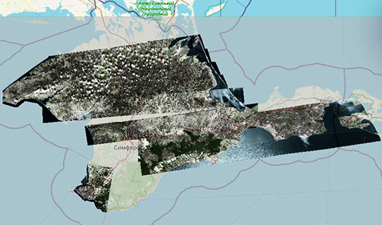 Крым со спутников в конце 1960-х годов %Satellite image of Crimea
Крым со спутников в конце 1960-х годов. Коллаж из снимков, сделанных в 1966-1970 годах.
Ключевые слова: Крым,американские карты,города СССР со спутников