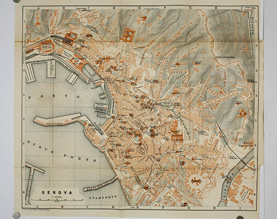 План города Генуи 1:10К %Plan of Genova
План города Генуи. Масштаб 1:10,000. Лейпциг, 1886.
Ключевые слова: Генуя