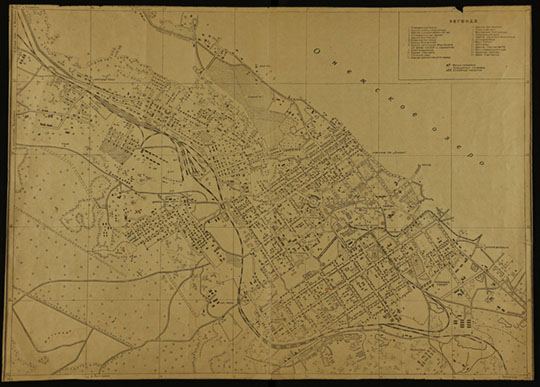 План Петрозаводска % Plan of Petrozavodsk
План города Петрозаводска. Издание 1948 года
Ключевые слова: Петрозаводск