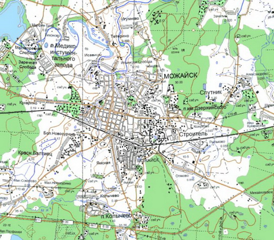 Можайск и окрестности %Mozhaysk and vicinity
Можайск и окрестности. Карта Госгеоцентра. Масштаб 1:25,000
Ключевые слова: Можайск,карты ГГЦ