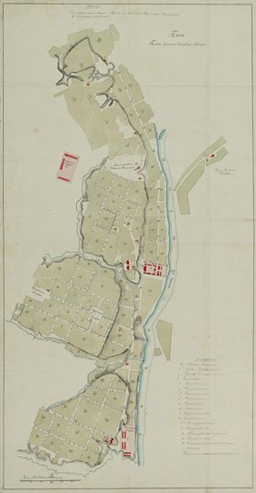 План города Брянска 1:8K
План города Брянска Орловской губернии. Копия, с подлинным верно. Брянский городской секретарь Скабичевский, 5 октября 1872 года. Масштаб в одном английском дюйме [100] 50 саженей. 
Ключевые слова: Брянск