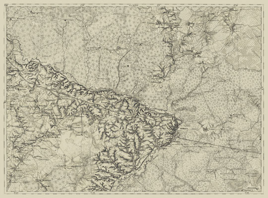 Брянск и окрестности на карте Шуберта 1:126K%Bryansk and vicinities on Schubert map
Карта окрестностей Брянска. Карта из собрания: Военно-топографическая карта Российской Империи 1846-1863 гг. (издавалась до 1919 г.), созданная под руководством Ф.Ф. Шуберта и П.А. Тучкова. Масштаб: 3 версты на дюйм. Ряд XVI, лист 12. 
Ключевые слова: Брянск,карты Шуберта