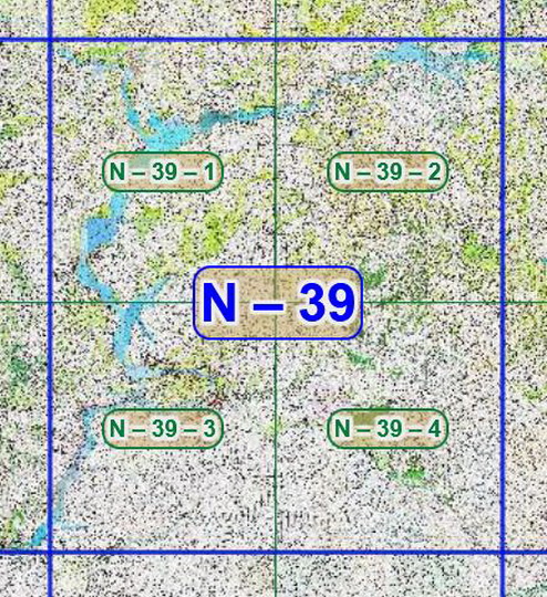 Квадрат N-39 топографических карт 1:100K
Листы квадрата N-39 советских топографических карт. Масштаб 1км в 1см - 1:100,000. Листы карт изданы, в основном, в 1980-1990-х годах.
Ключевые слова: топографические карты,подробные карты России