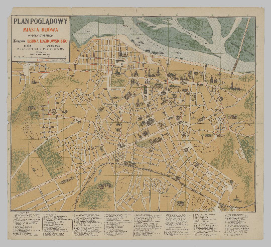 Польский план города Киева %Plan pogladowy miasta Kijowa
Польский план города Киева. Масштаб - 100 сажен в дюйме.1900-е годы. 33 x 36 см. Plan pogladowy miasta Kijowa. Kijów ; Warszawa : wydany staraniem Księgarni Leona Idzikowskiego.
Ключевые слова: Киев