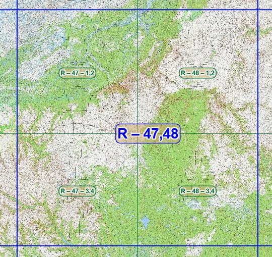 Квадрат R-47,48 топографических карт 1:100K
Листы квадрата R-47,48 советских топографических карт. Масштаб 1км в 1см - 1:100,000. Листы карт изданы, в основном, в 1980-1990-х годах.
Ключевые слова: топографические карты,подробные карты России