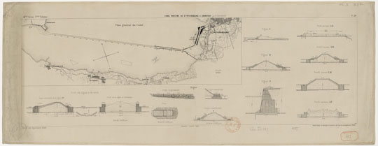 Санкт-Петербургский морской канал % St/ Petersburg Sea Channel
Морской канал от Санкт-Петербурга до Кронштадта по Н. Сергееву. 65 x 23 см. Canal maritime de St Petersbourg à Cronstadt / par N. Serguéeff, Société des ingénieurs civilo. Bulletin d'avril 1888
Ключевые слова: Санкт-Петербург,Кронштадт,Петергоф,каналы