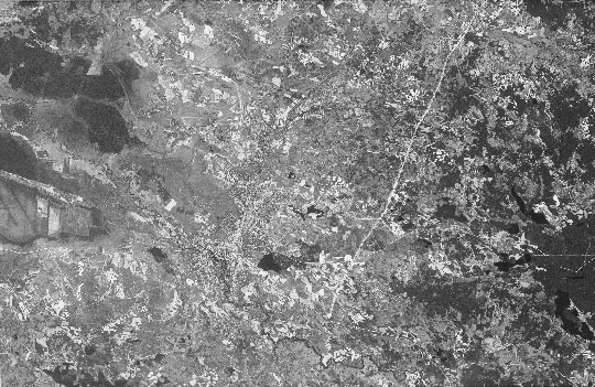 Спутниковый снимок - Великие Луки и окрестности 27.07.70%Satellite image of Velikiye Luki
Спутниковый снимок города Великие Луки и окрестностей. Снимок сделан 27.07.1970
Ключевые слова: Великие Луки,американские карты,города СССР со спутников