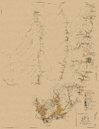 Схематическая карта Ольгинского уезда %Plan of Olginsk uezd
Схематическая карта Хабаровского уезда Приморской области. Издание переселенческого управления. Масштаб 10 верст в дюйме. Литография "Русское товарищество", Владивосток.
Ключевые слова: Владивосток