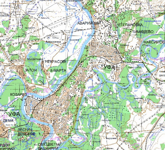 Уфа и окрестности %Ufa and vicinity
Уфа и окрестности. Карта Госгеоцентра. Масштаб 1:25,000
Ключевые слова: Уфа,карты ГГЦ