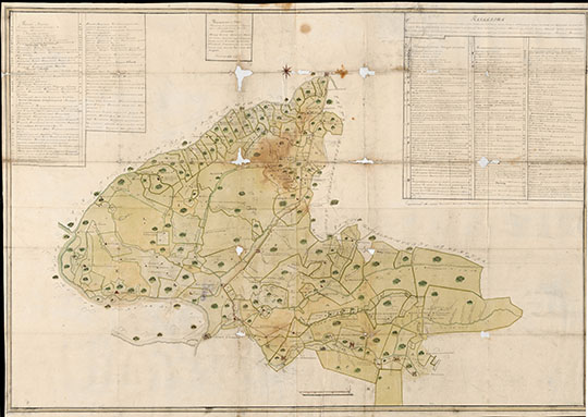 Карта Самарской линии %Map of Samara Line
План-карта осмотру и описанию Оренбургской губернии Самарской линии. Сочинена в 1771 году.
Ключевые слова: Самара