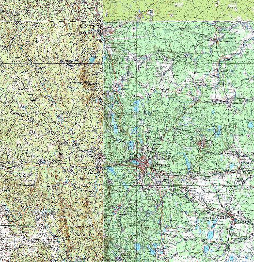 Свердловская область 1:500K % Sverdlovsk region
Окрестности Свердловска. Издание 1980-х годов. Масштаб 1:500,000.
Ключевые слова: Екатеринбург,Свердловск,топографические карты
