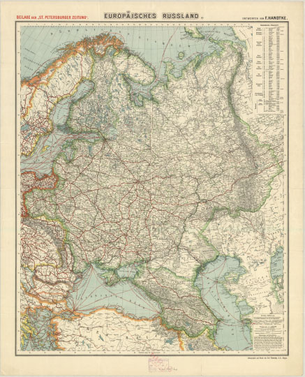 Европейская Россия 1:5М % Europaisches Russland
Европейская Россия. Немецкая карта 1910-х годов. Масштаб 1:5,000,000. Europaisches Russland. Entworfen von F.Handtke.
Ключевые слова: Европейская Россия,немецкие карты