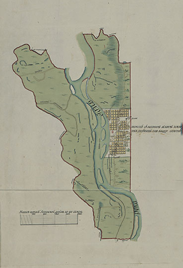 План Томска и окрестностей 1:34К %Tomsk and vicinity
План Томска и окрестностей. Томск с выгоном в коем земли 3968 десятин 1500 квадр. сажен. Масштаб - в английском дюйме 400 сажен. На врезке карты 1417982 - Карта Томского уезда.
Ключевые слова: Томск