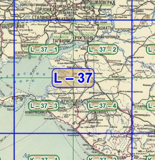 Лист L-37 карты РККА 1:200К %L-37 RKKA map
Лист L-37 карты РККА. В сборке использованы склеенные листы карт РККА издания 1936-1940 годов масштабом 1:200,000.
Ключевые слова: карты РККА,Керчь,Ростов-на-Дону