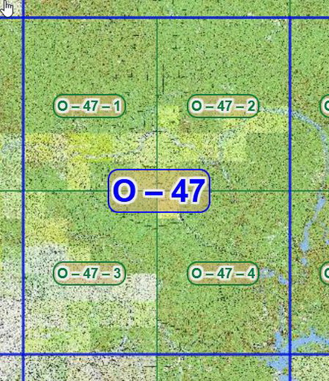 Квадрат O-47 топографических карт 1:100K
Листы квадрата O-47 советских топографических карт. Масштаб 1км в 1см - 1:100,000. Листы карт изданы, в основном, в 1980-1990-х годах.
Ключевые слова: топографические карты,подробные карты России