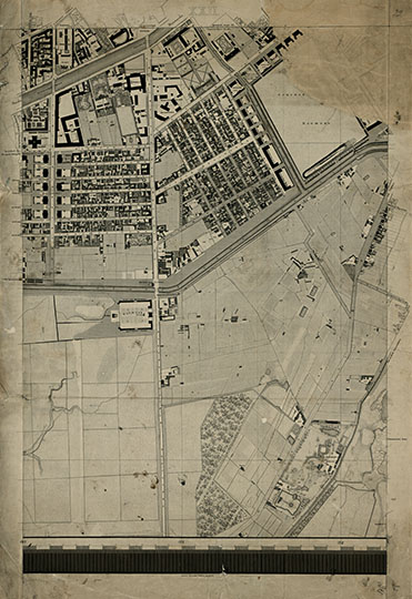 Фрагмент плана Санкт-Петербурга 1:4200 %Fragment of Saint-Petersburg plan
План Санкт-Петербурга, составленный на основании топографической съемки 1828 года, с обозначением частей города, улиц, площадей и мостов. Фрагмент.
Ключевые слова: Санкт-Петербург,карты Шуберта,военно-топографическое депо