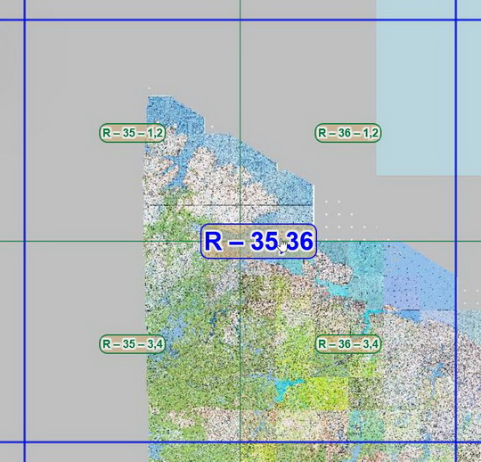 Квадрат R-35,36 топографических карт 1:100K
Листы квадрата R-35,36 советских топографических карт. Масштаб 1км в 1см - 1:100,000. Листы карт изданы, в основном, в 1980-1990-х годах.
Ключевые слова: топографические карты,подробные карты России