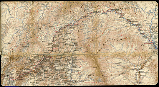 От Благовещенска до Читы  1:1.7M% From Blagoveschensk to Chita
От Благовещенска до Читы. Из кн. От Владивостока до Уральска. Карты к путешествию Его Императорского Величества Государя Наследника Цесаревича. Издание Центрального Статистического Комитета МВД. С. Петербург.  1891г. Лист 03. От Благовещенска до Читы. Масштаб - 40 верст в дюйме.
Ключевые слова: Благовещенск,Чита,Сибирь,путешествие Цесаревича