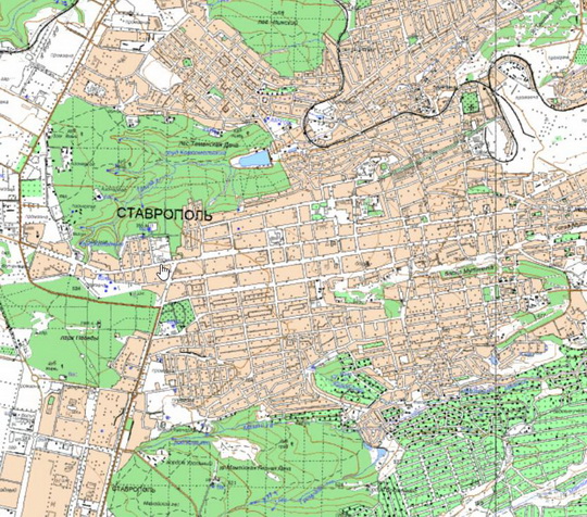 Ставрополь и окрестности %Stavropol and vicinity
Ставрополь и окрестности. Карта Госгеоцентра. Масштаб 1:25,000
Ключевые слова: Ставрополь,карты ГГЦ
