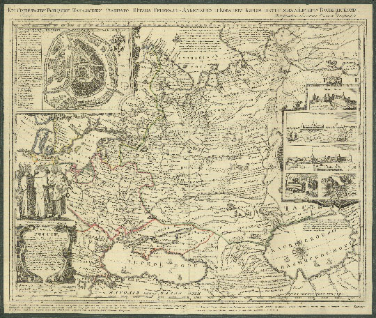 Карта России с приложением плана Москвы %Map of Russia with plan of Moscow
Карта России с приложением плана Москвы. Ее Сиятельству Господину Начальнику Главного Штаба Генерал-Адъютанту и Ковалеру Князю Петру Михайловичу Волконскому. 1823-1824 годы.
В основе - карта России 1634 года, созданная по повелению Федора Борисовича
Ключевые слова: Годунов чертеж