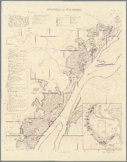 План Сталинграда 1:20,000 %Stadtplan von Stalingrad
План Сталинграда. Масштаб 1:20,000. 84 х 67 см. Stadtplan von Stalingrad. Mil-Geo-Karte of Stalingrad. Generalstab Des Heeres, Abteilung Für Kreigskarten Und Vermessungswesen.
Ключевые слова: Волгоград,Сталинград,немецкие карты