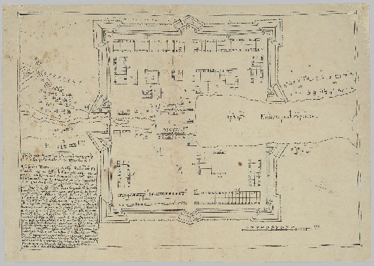 Схематичный план Екатеринбурга %Draft plan of Ekaterinburg
Схематичный план Екатеринбурга в первой четверти XVIII века. Издание 1730-х годов. 50x34 см. Масштаб - 10 саженей в дюйме. 
Ключевые слова: Екатеринбург