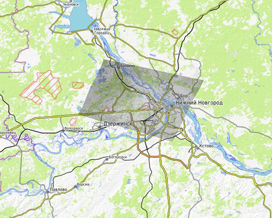 Спутниковый снимок Горького 24.09.83 %Satellite image of Gorky
Спутниковый снимок Горького. Снимок сделан с американского спутника 24 сентября 1983 года.
Ключевые слова: Нижний Новгород,Горький,американские карты,города СССР со спутников