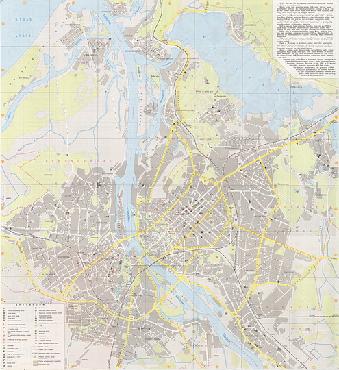 План города Риги % Plan of Riga
План города Риги. 1988г. Из сб. Рига. Туристская схема - Riga 1988 Tūristu shēma
Ключевые слова: Рига