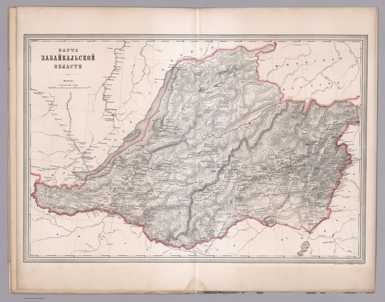 Карта Забайкальской области  1:2.1M% Zabaykalskaya oblast
Карта Забайкальской области. Масштаб 1:2,100,000 - 50 верст в дюйме. В сб.: Подробный Атлас Азиатской России. С. Петербург. Издание Картографического Заведения Ильина, 1876.


Ключевые слова: атласы,издательство Ильина,Иркутск