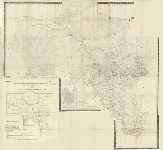 Карта Томской губернии 1:420К %Map of Tomsk gubernia
Карта Томской губернии. Изд. Томского Губземкомотдела. на 7 листах 65 х 80 см. Масштаб - в английском дюйме 10 верст.
Ключевые слова: Томск,Алтай,Кемерово,Новосибирск