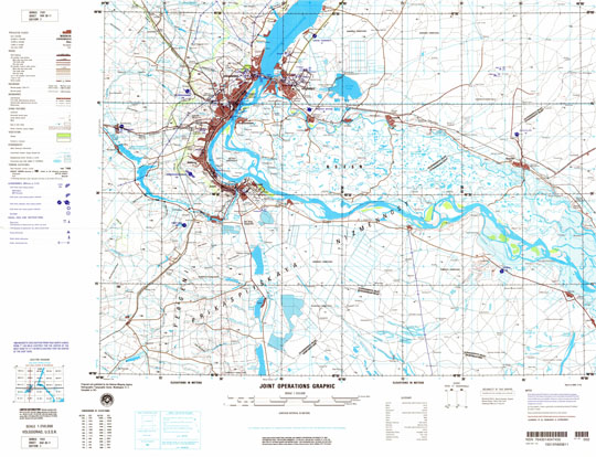 Американская карта окрестностей Волгограда%American map of Volgograd region
Американская карта окрестностей Волгограда. Series 1501 Air Sheet NM 38-11, Edition 3. Joint Operations Graphic. 1:250,000, Volgograd, U.S.S.R. [Not for navigational use]. U.S. National Imagery and Mapping Agency. Prepared and published by the Defense Mapping Agency Hydrographic/Topographic Center, Washington, D.C. Compiled in 1983.
Ключевые слова: Волгоград,американские карты