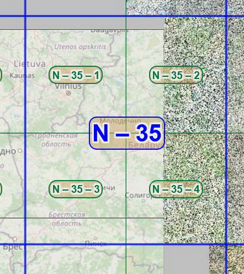Лист N-35 карты РККА 1:100К
Лист N-35 карты РККА. В сборке использованы склеенные листы карт РККА издания 1936-1940 годов масштабом 1:100,000.
Ключевые слова: карты РККА