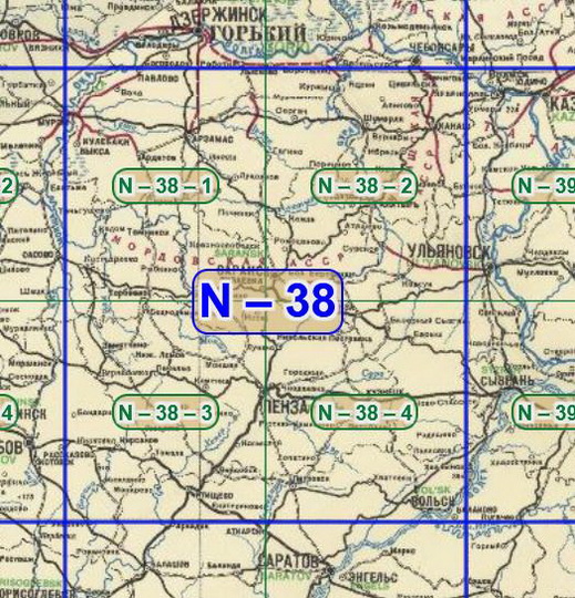 Лист N-38 карты РККА 1:200К %N-38 RKKA map
Лист N-38 карты РККА. В сборке использованы склеенные листы карт РККА издания 1936-1940 годов масштабом 1:200,000.
Ключевые слова: карты РККА,Пенза,Саранск