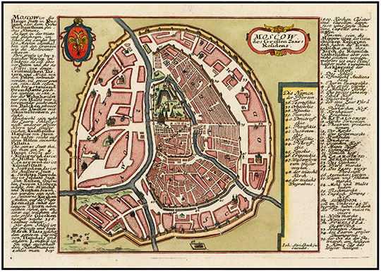 План Олеария v.6 %Oleary Plan v.6
План Олеария v.6. План в кн.: Moscow des Grossen Zaars Residenz. Картограф Gabriel Bodenehr. Аугсбург, 1740г. Гравюра на меди. 230 х 140 мм. На полях - указатели объектов.
Ключевые слова: План Олеария