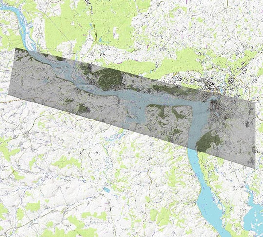 Спутниковый снимок Казани и окрестностей 22.01.72 %Satellite image of Kazan and vicinity
Спутниковый снимок Казани и окрестностей. Снимок сделан 22 января 1972 года.
Ключевые слова: Казань,американские карты,города СССР со спутников