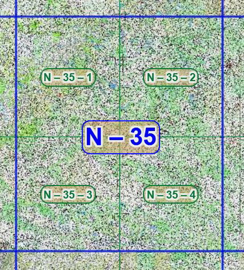 Квадрат N-35 топографических карт 1:100K
Листы квадрата N-35 советских топографических карт. Масштаб 1км в 1см - 1:100,000. Листы карт изданы, в основном, в 1980-1990-х годах.
Ключевые слова: топографические карты,подробные карты России