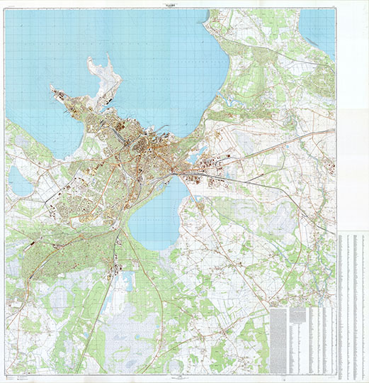 Карта Таллина и окрестностей 1:10К %Tallinn and vicinity
Карта Таллина и окрестностей. Масштаб 1:10,000. Генеральный штаб. Листы О-35-14,26. Издание 1976г. На 6 листах. Составлено в 1973г. Издано с оригинала ГУГК СССР при СМ СССР.
Ключевые слова: Таллин