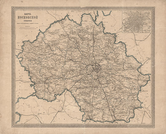 Карта Московской губернии 1:420К %Map of Moscow gubernia
Карта Московской губернии. Масштаб - 10 верст в английском дюйме. Издание Картографического заведения А. Ильина. 1915-1917 годы.
Ключевые слова: Подмосковье,издательство Ильина