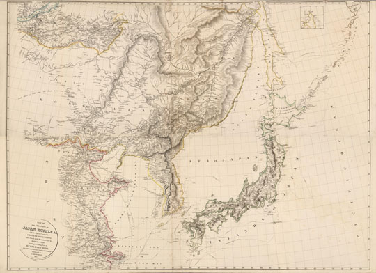 Карта Японии и Дальнего Востока% Map of Japan and Far East
Карта Японии, Курил и других территорий Дальнего Востока. Map of the Iclands of Japan, Kurile and C. with Adjacent Coast of teh Chinese Dominions and a Sketch of the River Amour and the Baikal Lake including the Trading parts of Russia and China and their relative situations with Peking. Delineated by A. Arrowsmith, 1811.
Ключевые слова: Япония,Владивосток,Хабаровск,Сахалин,Байкал,Пекин,Корея,Китай,Дальний Восток,английские карты