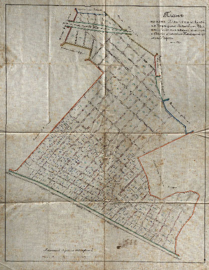 План посёлка Ильинского 1:8,400 %Plan of Ilyinskoe
План посёлка Ильинского владения Екатерины Андреевены Ильиной близ платформ Ильинской и Вялки Московско-Казанской железной дороги. Июль 1917г. Масштаб - в дюйме 100 саженей. 70 х 52 см.
Ключевые слова: Раменское,Ильинское