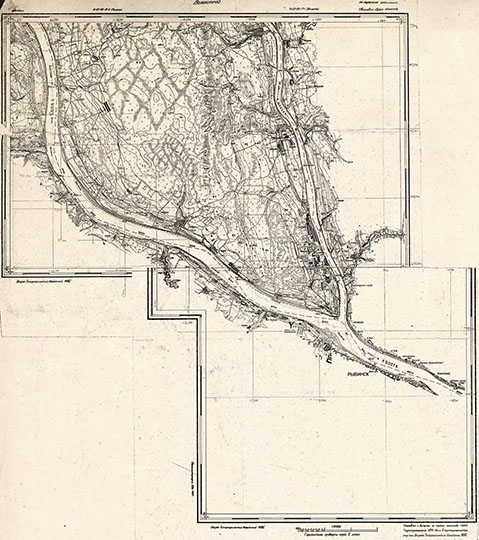 Карта Волгостроя 1:25К %Map of Volgostroy
Карта Волгостроя. Масштаб 1:25,000. Листы O-37-66-В2, O-37-66-Г-1. Рыбинск, 1933-34г.
Ключевые слова: Рыбинск,Волга