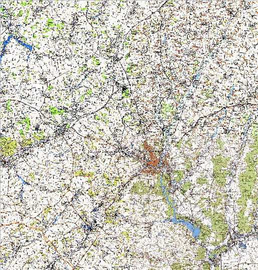 Белгород и окрестности 1:100K % Belgorod and vicinity
Карта окрестностей Белгорода. Масштаб 1: 100,000. Издание 1994 года.
Ключевые слова: Белгород,топографические карты