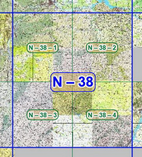 Карта серии 1501 - квадрат N-38 250К
Листы квадрата N-38 американской карты Европейской части СССР. Серия 1501. Масштаб 1:250,000. Карты были изданы в 1978-1998 годах. Joint Operations Graphics Series 1501 Air.  Scale 1:250,000. Prepared and published by the National Imagery and Mapping Agency.
Ключевые слова: Пенза,американские карты,серия 1501