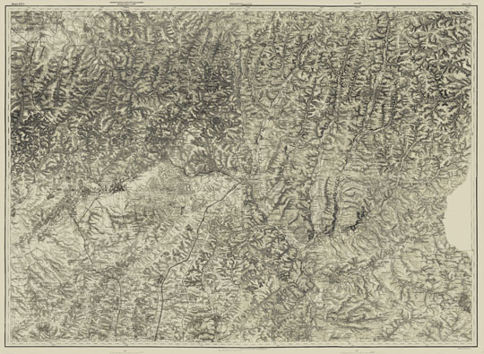 Белгород и окрестности на карте Шуберта 1:126K%Belgorod and vicinities on Schubert map
Карта окрестностей Белгорода. Сборная карта, составленная из 4-х листов Военно-Топографической карты Европейской России. г. Курской. Масштаб 1:126000. Железн. дор. нанесена по съемке 1875 и 1911 г. Географическая координатная сетка.
Ключевые слова: Белгород,карты Шуберта