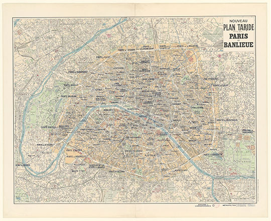 Новый план Парижа и пригородов 1:13К % Nouveau Plan Taride Paris-banlieue
Новый тарифный план Парижа и пригородов. 1934г. 1:13,333. 126 x 98 см. Nouveau Plan Taride Paris-banlieue 
Ключевые слова: Париж,французские карты
