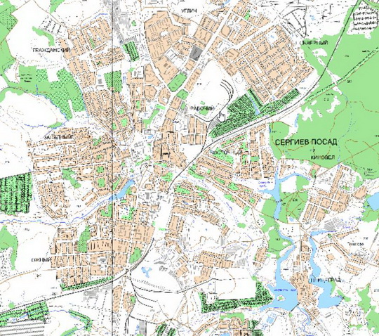 Сергиев Посад и окрестности %Sergiev Posad and vicinity
Сергиев Посад и окрестности. Карта Госгеоцентра. Масштаб 1:25,000
Ключевые слова: Сергиев Посад,карты ГГЦ