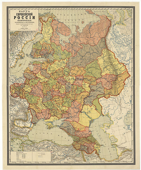Карта Европейской России 1:2.5М %European Russia
Карта Европейской России. 1910г. 126 x 80 см. Масштаб 1:2,600,000. Пполитическая карта, редактированая К. Ф. Неслуховскимъ Издание русской книжной торговли А. Г. Сыркина (Вильна)
Ключевые слова: Европейская Россия