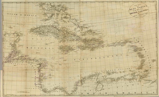 Карта Вест-Индии % Map of the West Indies
Карта Вест-Индии. Масштаб 1:9,387,000. 71 х 113 см. A New Map of the West Indies for the History of the British Colonies By Bryan Edwards, Esq. Published May 28, 1793 By I. Stockdale, Picadilly.
Ключевые слова: Куба