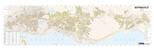 Мурманск. Карта-схема  1:7K% Plan of Murmansk
Мурманск. Карта-схема. Масштаб 1:7000. 2002г. Издание ООО Риэлт. Схему составил и подготовил к печати А. Кузнецов.
Ключевые слова: Мурманск